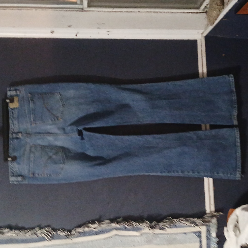 GUC UNIONBAY Stretch Flare Blue Women's Jeans Size 17 - Picture 4 of 5